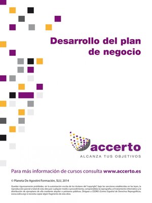 cover image of Desarrollo del plan de negocio